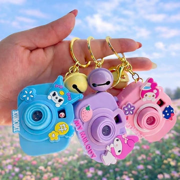 Mini Cartoon Projector Camera Keychain Toy for Kids(ASSORTED)