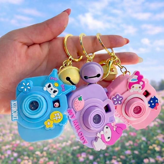 Mini Cartoon Projector Camera Keychain Toy for Kids(ASSORTED)