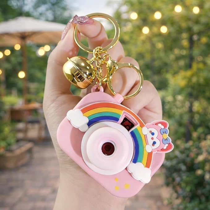 Mini Cartoon Projector Camera Keychain Toy for Kids(ASSORTED)